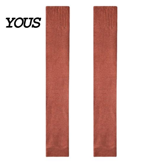 Outdoor Cold Protection Leggings Thickened Over-the-knee Leg Warmers for Women, Soft Thermal Sleeves, Winter Women Anti-slip Long Knee High