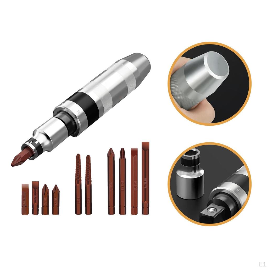 Hand-Schlag-Schraubendreher-Set Multifunktional Reversibel Lösen Rostiger Befestigungselemente oder Schrauben