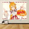 The Helpful Fox Senkosan Tapestry Wall Hanging Printed Polyester Tapestry INS Decoration Wall Decor