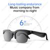 Sunscreen Smart Glasses AI Translation TF Card Bluetooth Conversation Recording Listening Music Smart Sunglasses Men Women HT30