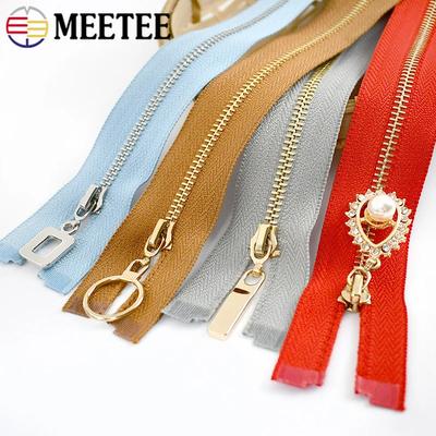 2/5 Stück 3# 40-70cm Offene Metallreißverschlüsse zum Nähen Jacke Mantel Reißverschlussbänder Kleidung Zelt Reißverschluss Reparaturset DIY Bekleidungszubehör