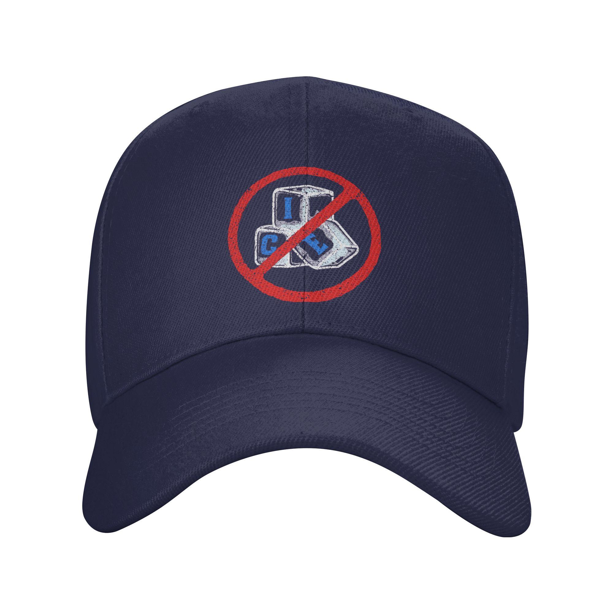 

Anti Ice Abolish Ice Sun Baseball Cap Summer Fitted Retro Trucker Hat For Men Women Outdoor Sport Snapback Cap One Size
