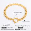 Heart Cat Dog Owl Oil Drop Ocean Style Pendants 18K Gold Plated Stainless Steel Charms Fashion Jewelry Gold Pendants