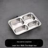 Tavă de prânz compartimentată din oțel inoxidabil 304