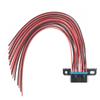 Copper Wire OBD J1962F OBD2 16 Pin Metal Dash Port Open Tinned Wire Full Cable  Vehicle