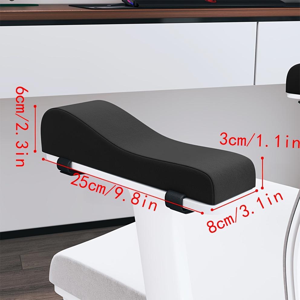 2 ks Měkká sada polštářků na područky kancelářské židle, Podložky pod područky pro židle, které lze přivázat k židlím, Pohodlné polštářky na područky kancelářské židle