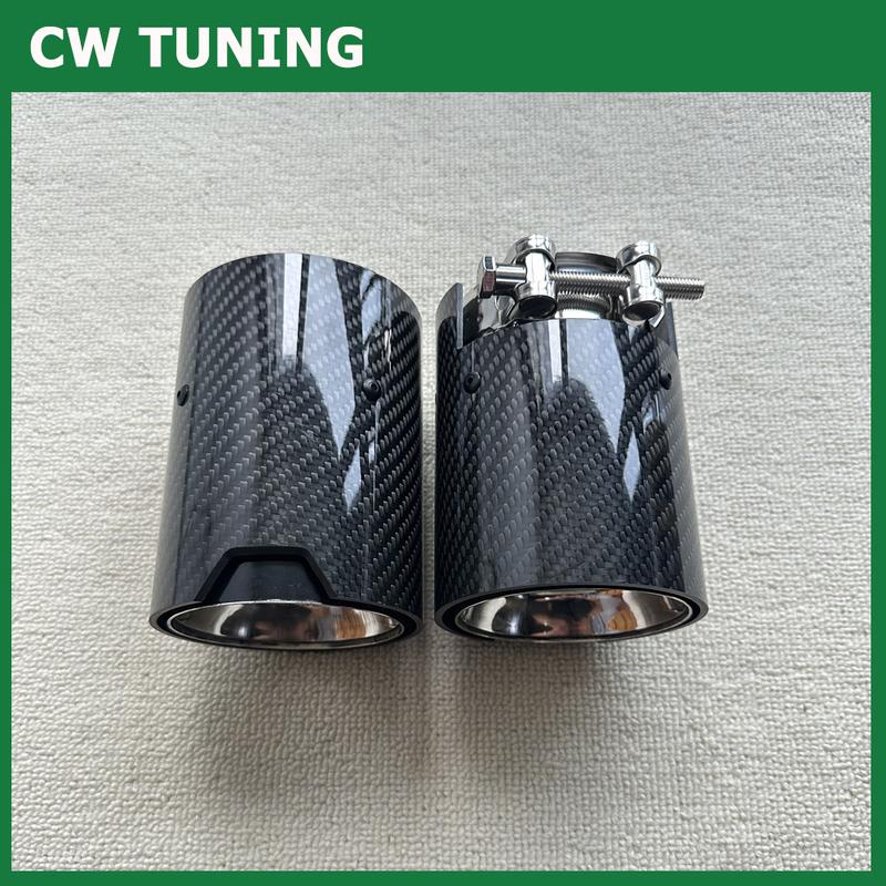 1PCS M-P Carbon Exhaust Tips For