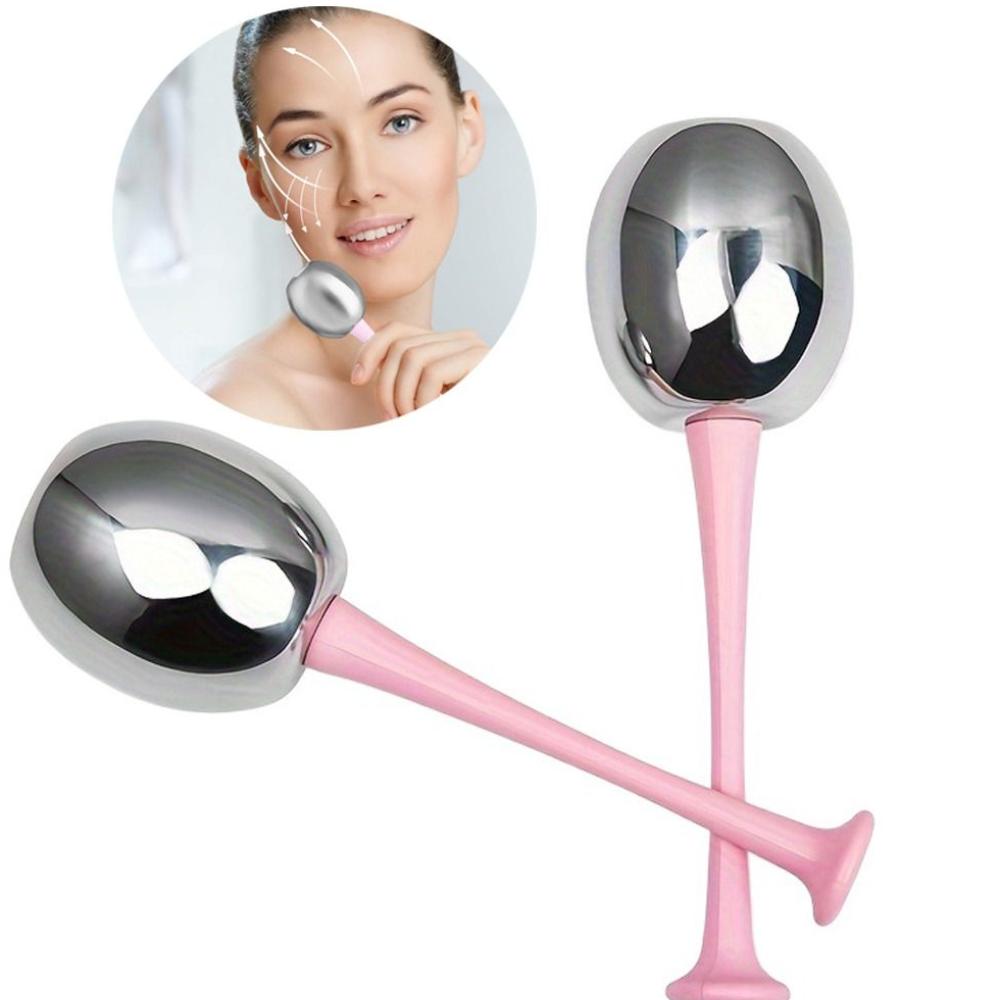 Stainless Steel Facial Ice Globes Puffiness Relief Cryo Facial Globes  Skin Therapy