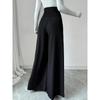 Damen S High Waist Weite Hosen mit Taschen für die Büroarbeit