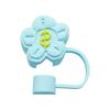Flower Straw Stopper Flower Shape Drinking Straw Tips Lids Straw Caps Protector Dust Proof Plugs Drinking Supplies