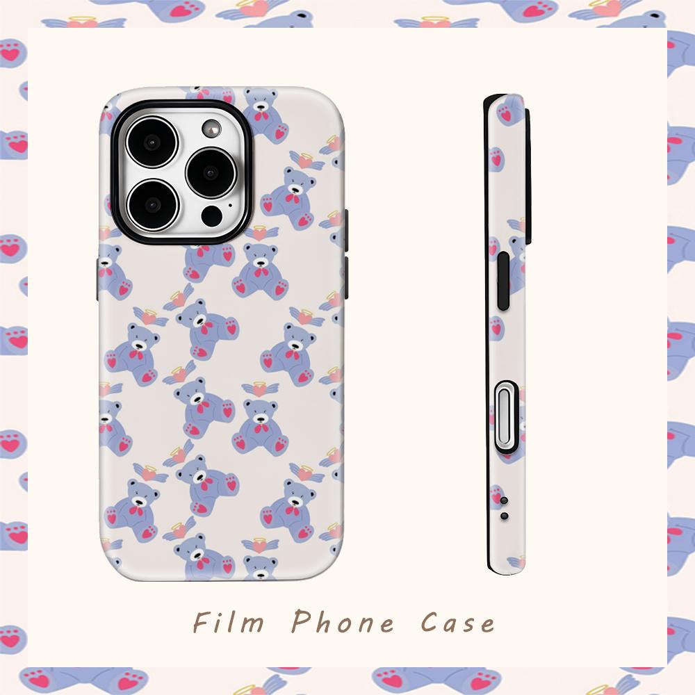 Angel Teddy BearsFor Magnetic Phone Case for IPhone 17 16 15 14 13 Pro Max Plus Single Double-layer Tough Case