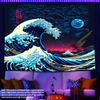 Great Wave Off Kanagawa Tapestry  Vibrant Wall Hanging for Bedroom and Living Room Decor Ideal Gift for Art Lovers