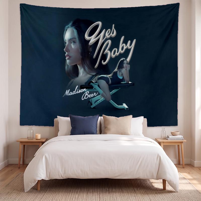 Madison-Bier (19) Künstlerisches Wandbehang-Gobelin für Haus Schlafzimmer Wohnzimmer Dekor Tolle Geschenkidee
