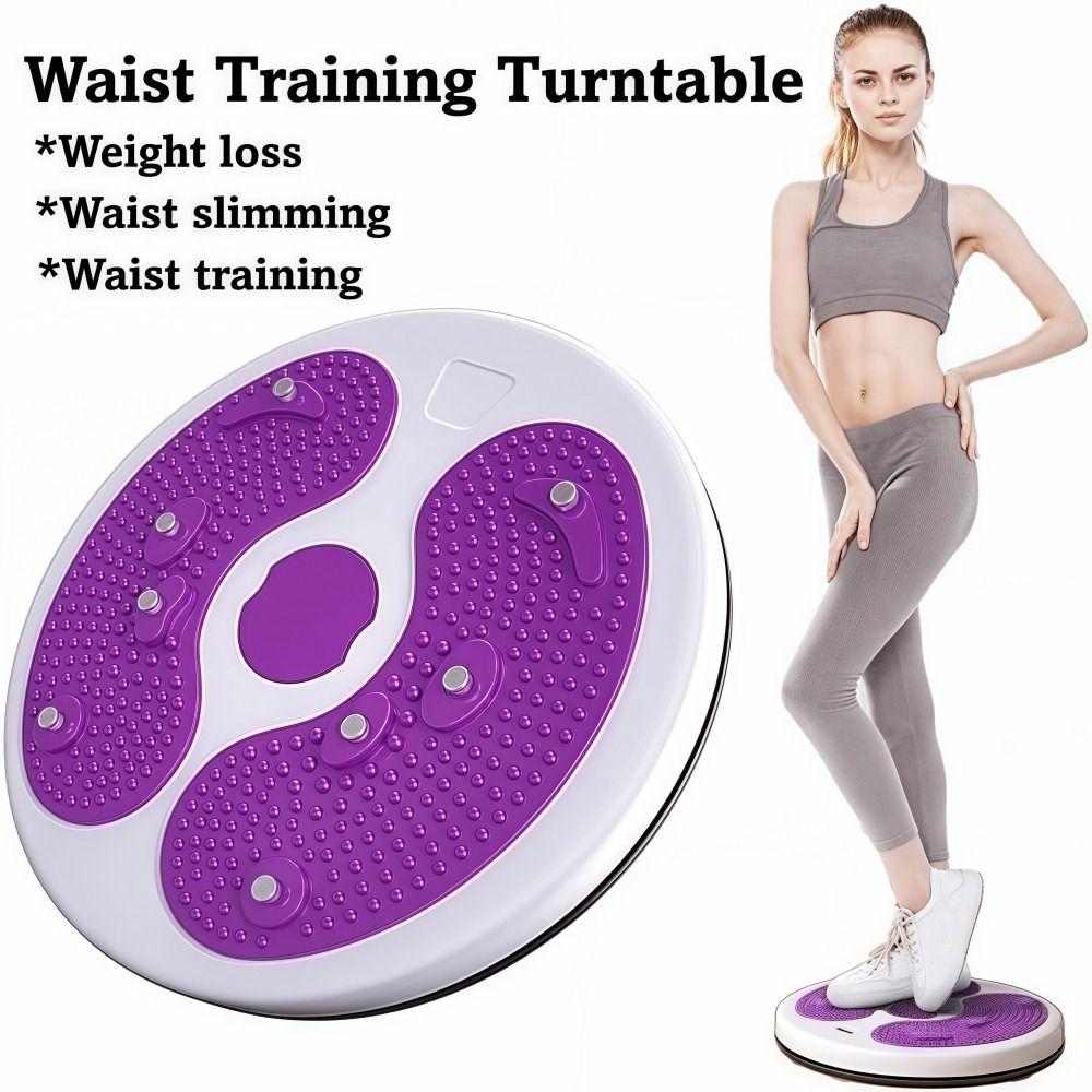 Thin Waist Waist Twisting Turntable with Handles Foot Massager  Home Fitness