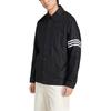 adidas Camicia di flanella imbottita Neuclassics Nera Uomo Streetwear JC9906