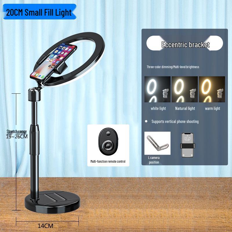 LED Fill Light for Photography: Desktop Small Still Life & Indoor Atmosphere Lighting Prop.