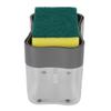 Portable Soap Dispenser Manual Liquid Container Soap Organizer Hand Press Liquid Box for KitchenGrey