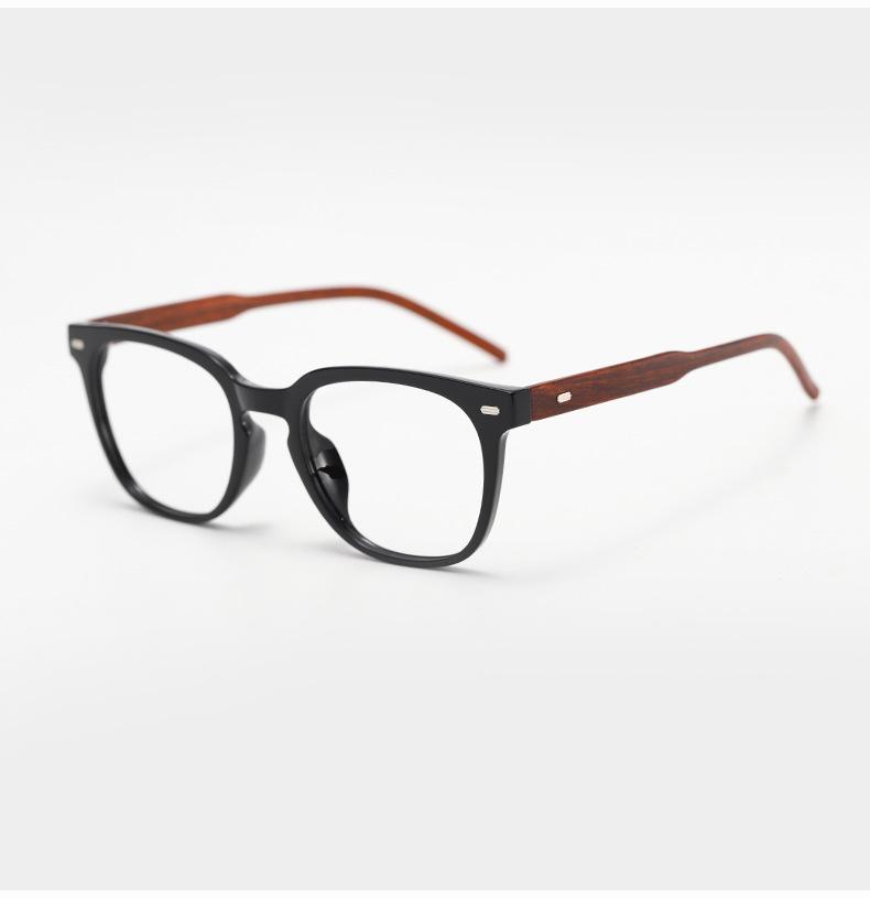 Brand Design Japanese-Style Square Rivets Frame Myopia Glasses Prescription Photochromic Anti Blue Ray Women Nearsight Eyewear