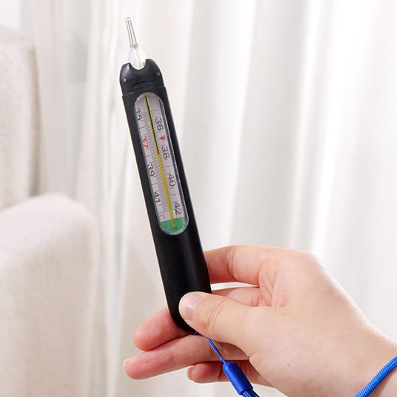 Akıllı Düşme Önleyici Kapak Cam Termometre Koruyucu Kılıf Termometre Düşme Önleyici Kılıf Işıklı