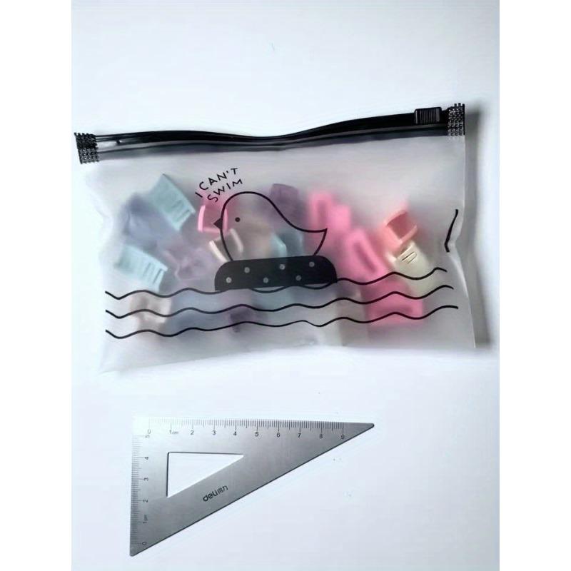 Matte Finish Rectangular Hair  Hair Clips Candy Color Small Hair Clips for Women s, Secueryday Styling, Hollowout Design, Smooth Edges, Fashion Lovers