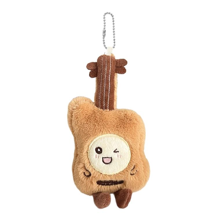 

Mini Violin Plush Keychain Lightweight Cute Stuffed Toy For Music Enthusiasts Decoration Bag Ornament Bags Accessories