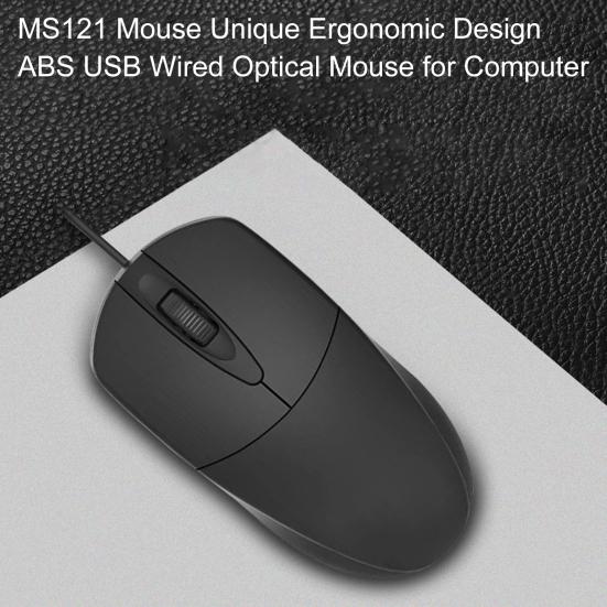 

MS121 Отличная проводная мышь, удобная ручка USB-кабеля