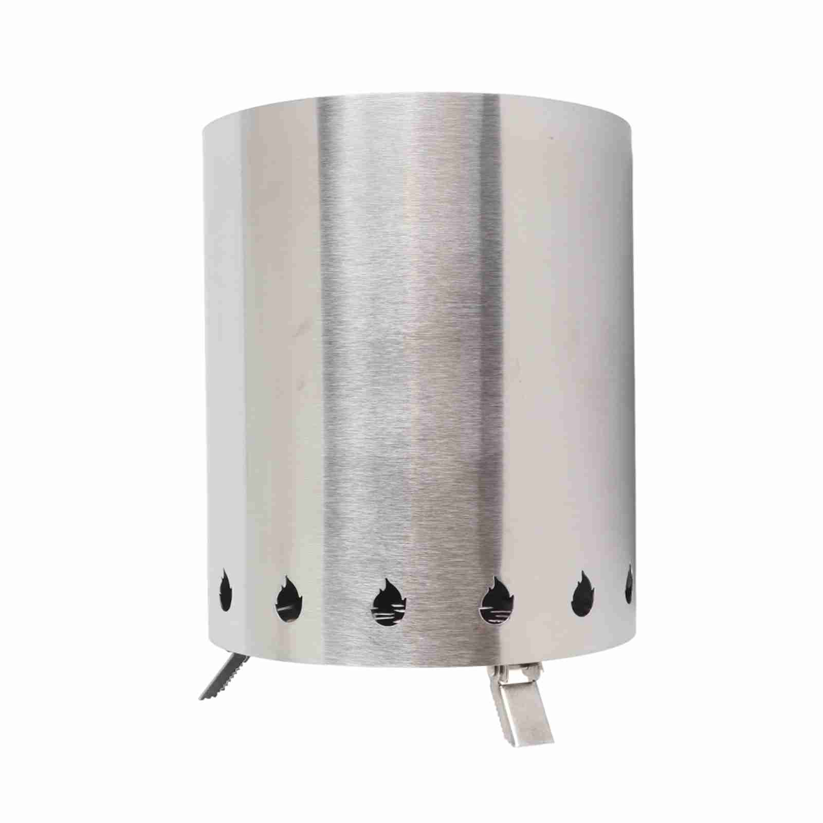 Походная дровяная печь для кемпинга на открытом воздухе, дровяная печь из нержавеющей стали, портативная маленькая бездымная печь-кострище для барбекю, пикников