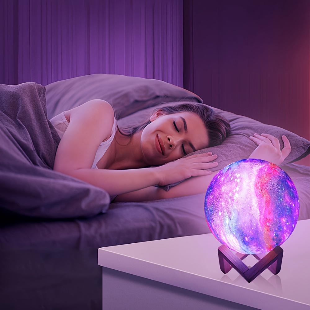 

1 шт. креативный домашний гостиный прикроватный светильник для спальни, звездное небо, луна, сенсорный ночник разноцветный