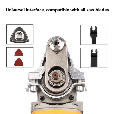 Winkelschleifer-Kopf-Adapter, universelle Modifikation, elektrischer Winkelpolierer aus Metall in Schneidemaschine, Umwandlungskopf, oszillierendes Polierwerkzeug