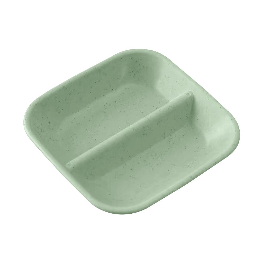 Kreative Küchenwürzzschale Weizenstrohschale Kunststoff Snack Snackschale Dippsoßenplatte Geschirr Haushalt Pickles