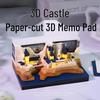 Harry Potter Castle 3D Paper Sculpture Calendar & Notepad Office Decor