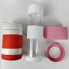 6.5CM Threaded Cup Cover Stripe Non-slip Coaster Sleeve New Cup Sleeve Set
