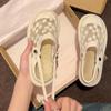 Women's Shoes 2025 Summer Linen Sandals,Two-wear Lace Breathable New Chinese-style Hollowed-out Chinese Style Slippers for Women