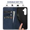 PU Leather Wallet Phone Case for Samsung Galaxy S25 Edge S24 Ultra S23 Plus S22 S23 Fe Magnetic with Picture Frame
