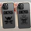 Anime Ones Pieces Logo Case for iPhone 17 Pro Max Air 12 7 8 SE 11 XS XR 13 Mini 15 16 Plus 14 Funda Back Phone Cover