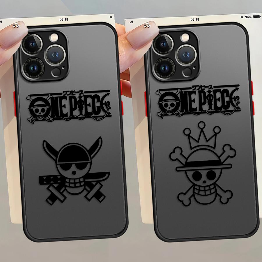 Anime Ones Pieces Logo Case for iPhone 17 Pro Max Air 12 7 8 SE 11 XS XR 13 Mini 15 16 Plus 14 Funda Back Phone Cover