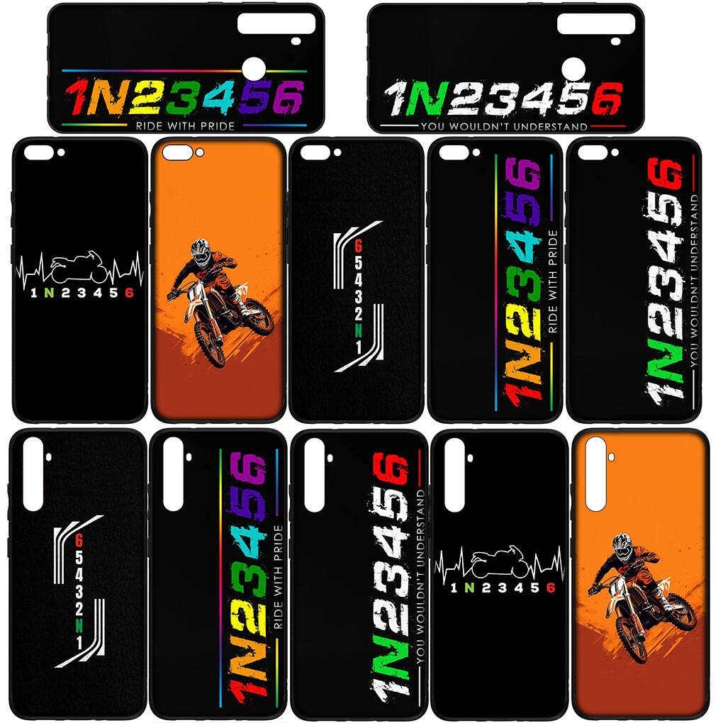 for Motorola Moto Edge 70 60 50 G54 G86 Samsung Galaxy S25 iPhone 17 16 15 Xiaomi Redmi Note 14 Pro Max Phone Case 1N23456 Motorcycle Motorbike Cover