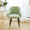 Armless Wingback Chair Slipcover Protective Cover for Dining Room Kitchen Home Furniture Dustproof Seat Protector