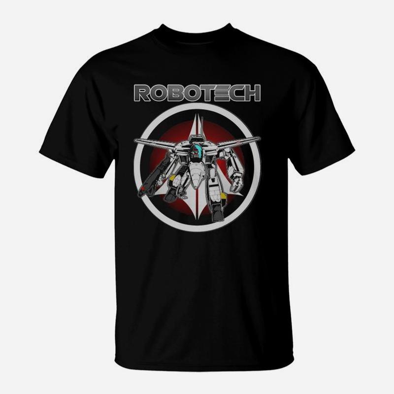 Robotech Guardian Shirt T-Shirt gifts for boyfriend topping korean fashion T-shirts man mens funny t shirts