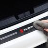 Car Styling Carbon Fiber Door Sill Bumper Stickers Decorative Accessories For Suzuki Swift Jimny Vitara Samurai Baleno Alto SX4