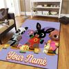 Bing Custom Name Carpet Rug for Living Room Bedroom Home Sofa Decoration,Kids play Non-slip Floor Mat