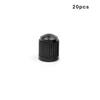 20 Pieces Bikes Valve Cap Bicycles Wheel Tyre Anti-rust Plastic Caps Replacement Part Cover Biking Maintenance Accessory