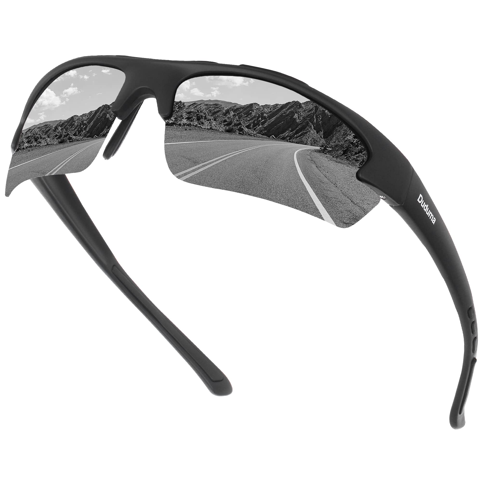 

[Duduma] Sports Sunglasses, Polarized Lenses, UV400 UV Protection, Bicycle, Climbing, чёрный