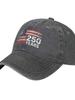 250 Years American Flag Vintage Washed Cotton Baseball Cap Adjustable Unstructured Dad Hat For Adults