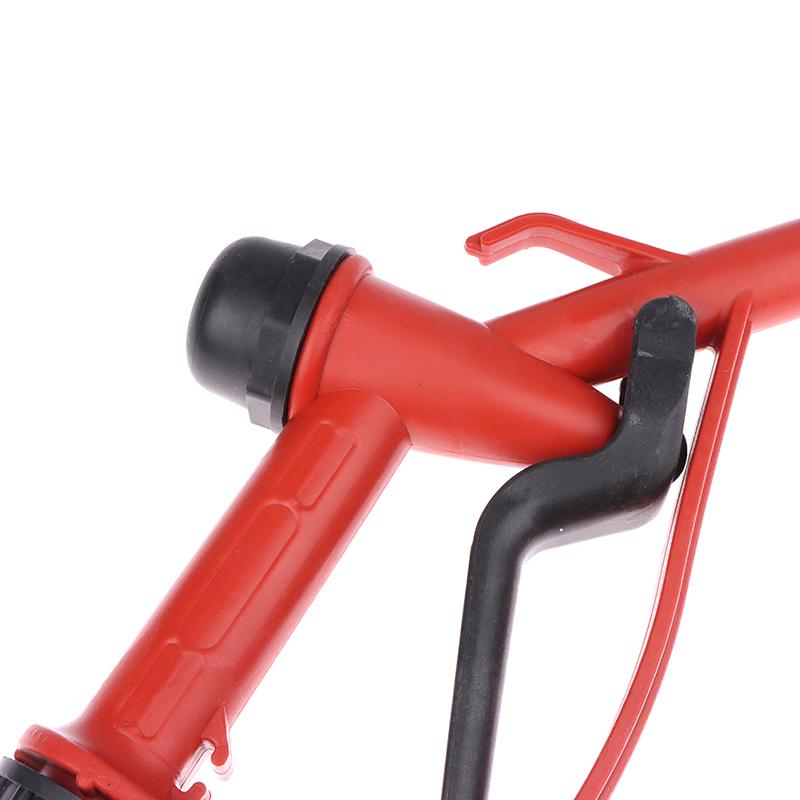 1 Stück manuelle Hochleistungs-Kraftstoffdüse aus Kunststoff mit gerader Hakendüse – Diesel- und Benzindüse, max. Durchfluss 45 l/m