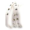 Les Trésors De Lily [R6909] - Bracelet cuir 'Authentik' blanc - 4 tours