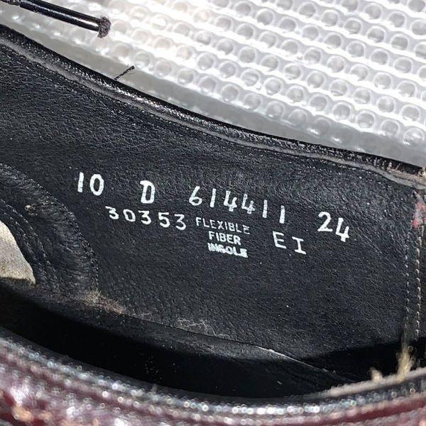 70er 1978 Vintage Florsheim Größe 10D 27.0 28.0cm Full Brogue Kleiderschuhe Braun(GEBRAUCHT)