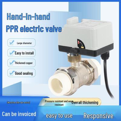 PPR Manual-Automatic Electric Solar Ball Valve 220V for Tap Water