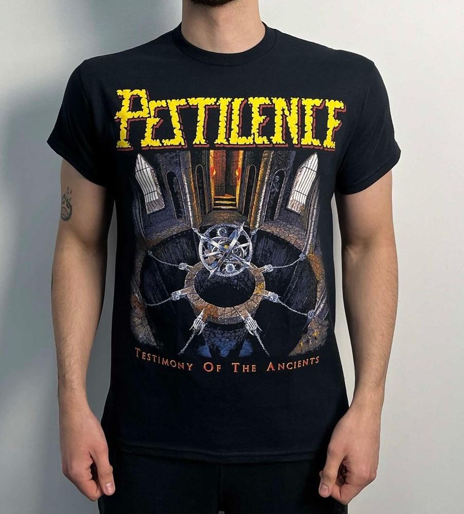 

Pestilence - Testimony Of The Ancients (Gildan) T-Shirt Black dissection Unisex T-Shirt XXL