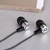 Geflochtene Heavy-Bass-In-Ear-Ohrhörer mit Stoffkabel